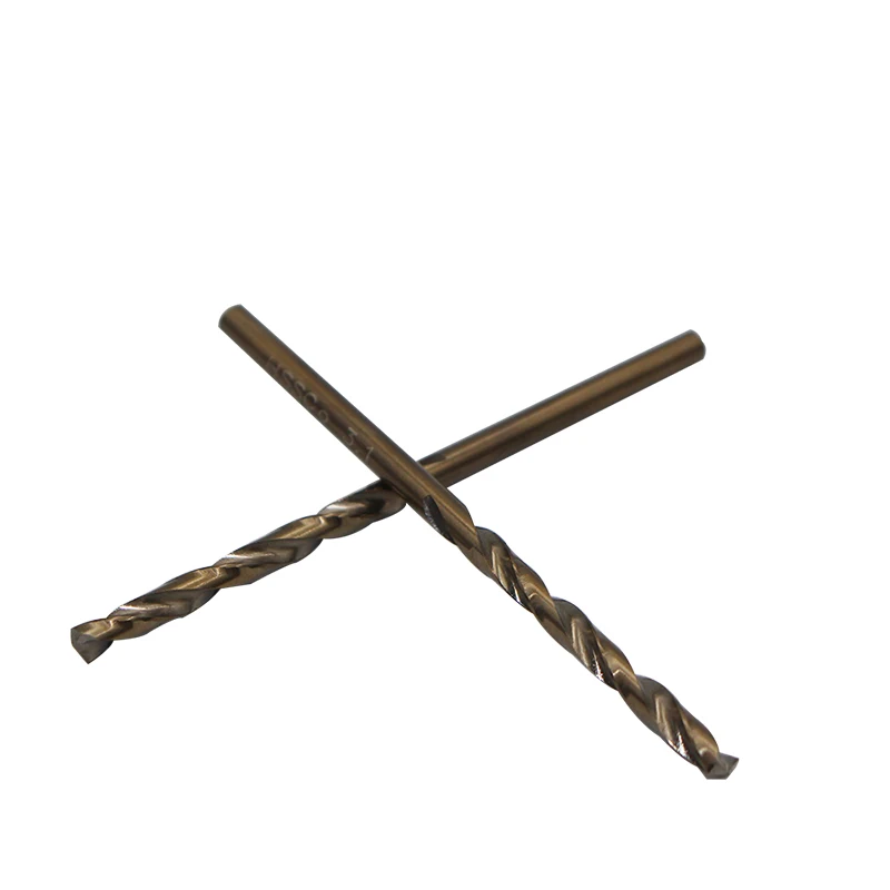 10 Pcs M35 3.1 MM Mata Bor Lurus Betis Tinggi Kecepatan Baja M35 Kobalt Penuh Penggilingan Anti Karat Logam Reamer bor
