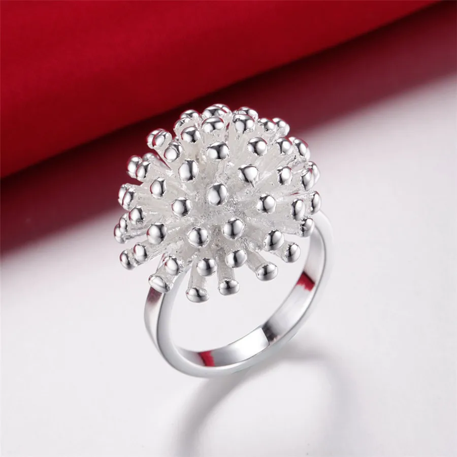 Hot Factory wholesale New R001 wholesale color silver jewelry fashion noble Women classic personality Ring