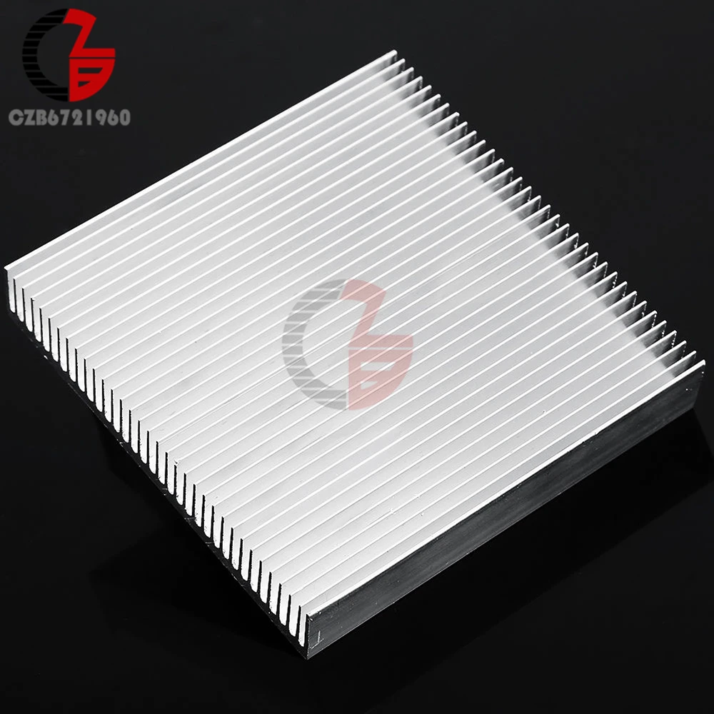 Aluminum Heat Sink Cooling 90x90x15mm LED Power IC Transistor DC Converter