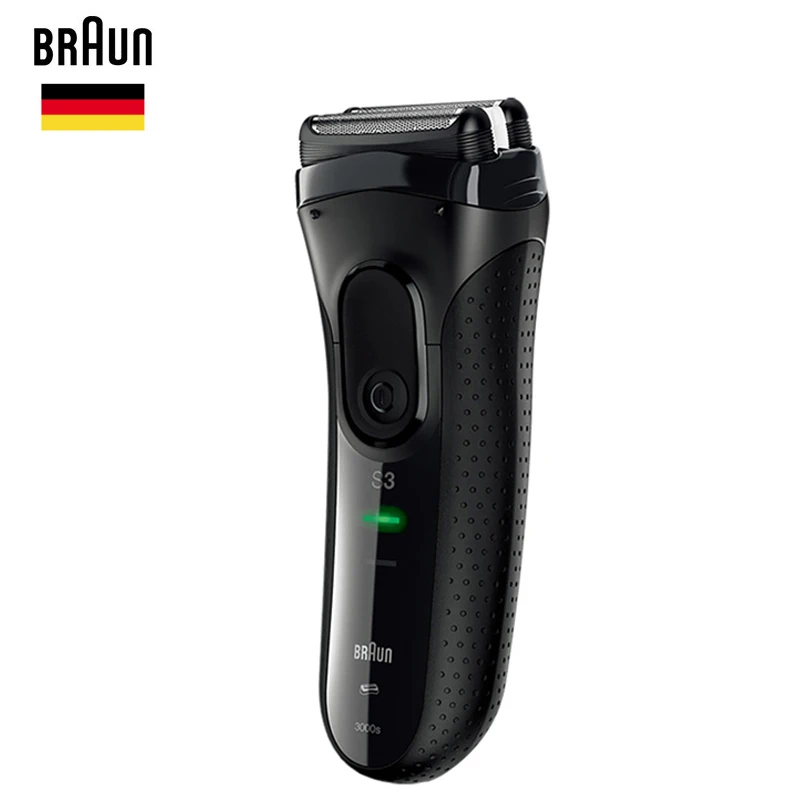 Braun Series 3 Electric Shavers 3020S S3 Shaver Razor Blades Beard Shaving Machine For Men Face Care Long Hair Trimmer 100-240V