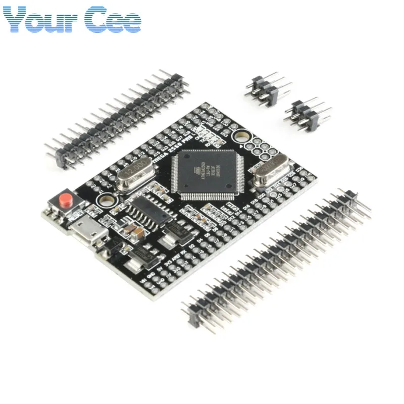 ATMEGA2560 ATMEGA2560-16AU Pro Embed Development Core Board Module CH340G with USB Pinheaders Compatible for Arduino Mega2560