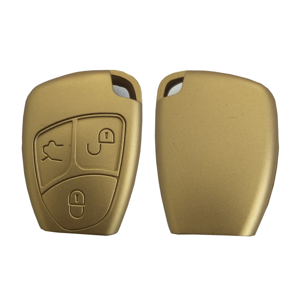 Car Silicone Key Cover Case Shell For Mercedes For Benz W203 W211 CLK C180 E200 AMG C E S Class Keyring Holder Accessories 1Pc