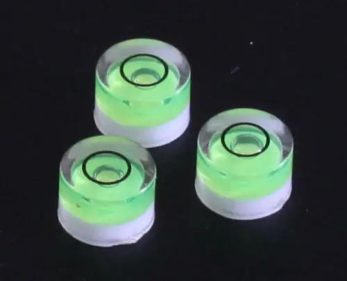 3pcs 8mm Circular Bubble Level for professional measuring and normal use