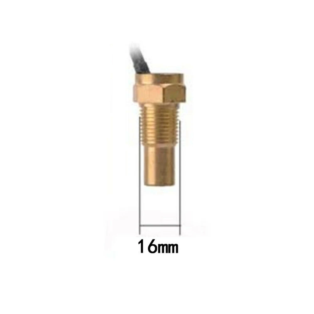 범용 16MM 12/24V 자동차 디지털 물 온도 게이지 키트 온도 센서 플러그 자동차 엔진에 대 한