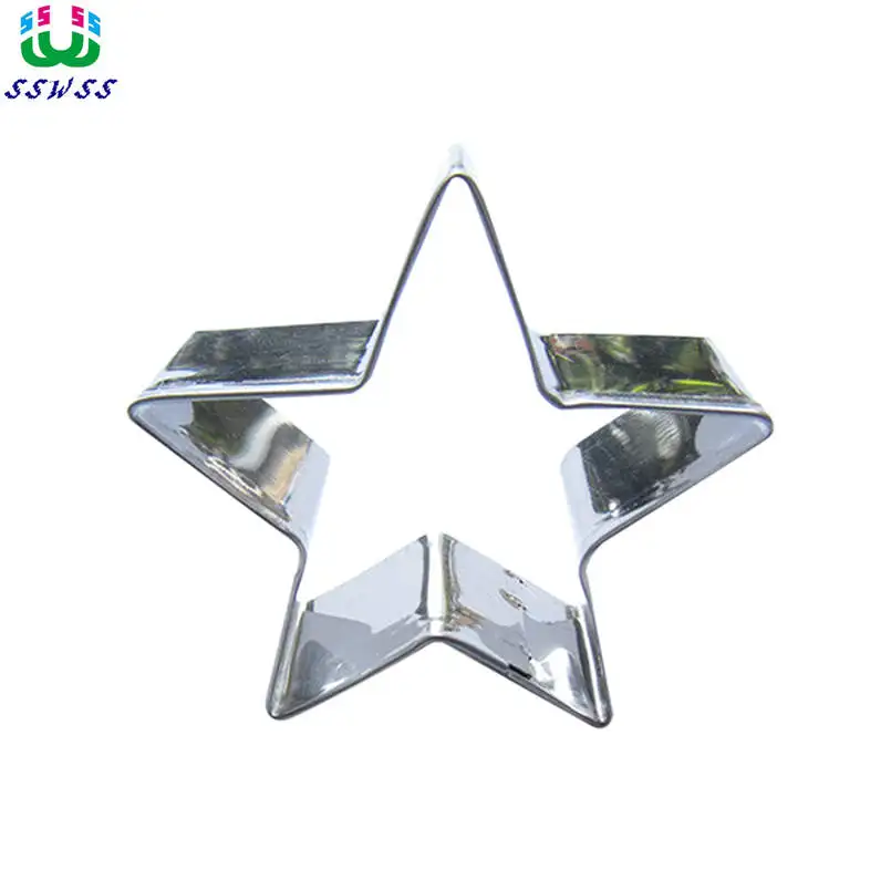 Stars Shape Cookie Cutter Biscuit Press Stamp Embosser Sugar Pasty Cake DIY Baking Mould restaurant Accesorios Baking tools