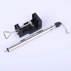 1set Electric Drill Stand Flexible Shaft Holder Stainless Steel Telescopic Rod Electric Grinder Carving Hook Bracket Accessories