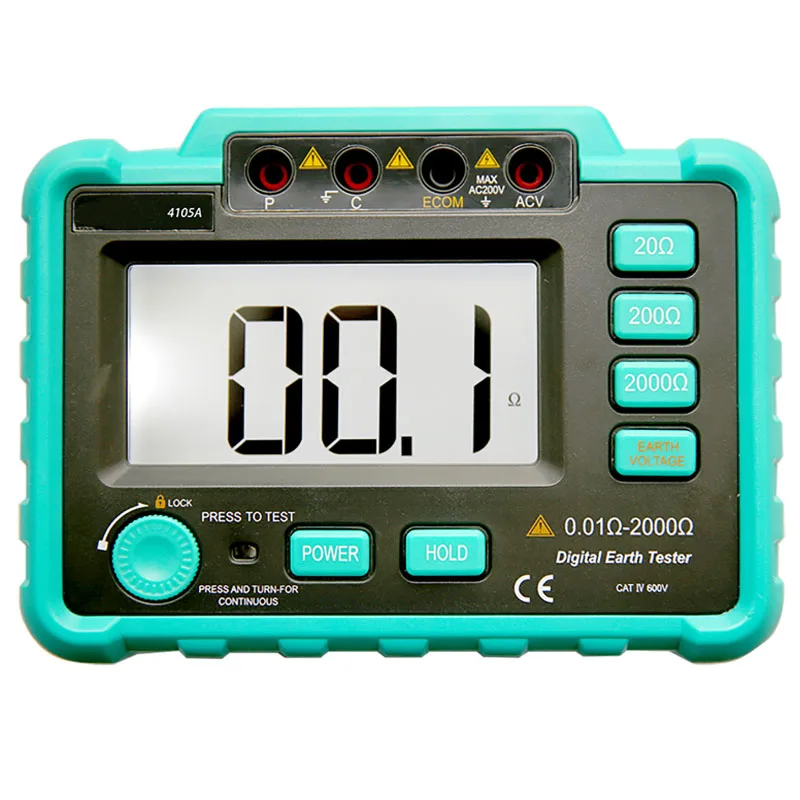 

High sensitive Professional Digital Earth Ground 20/200/200Ohm Insulation Resistance Meter Testing Voltmeter Megohmmeter