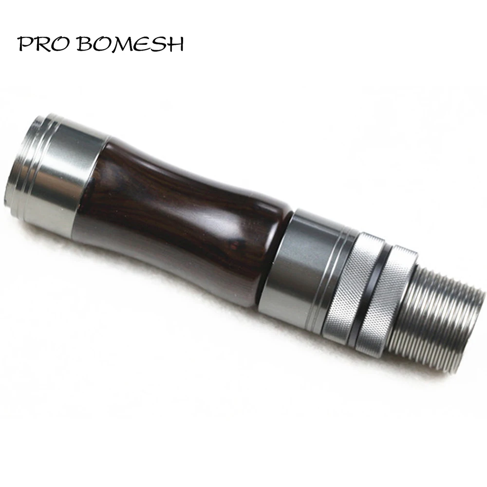 Pro Bomesh 1pcs 37g 45g Wood Reel Seat Spinning Reel Seat Casting Reel Seat DIY Rod Building Accessory