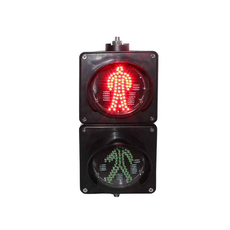 AC85-265V or DC12V OR DC24V Christmas gift 2024 new model PC 100mm red green pedestrian traffic lights