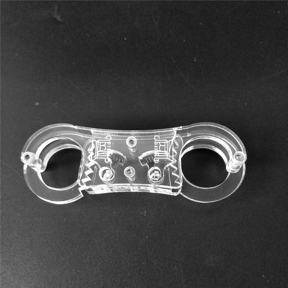 Latest Clear Crystal Restraint Thumb Cuffs With Locks Bondage Handcuffs Manacles Slave BDSM Adults Sex Toy For Male Female