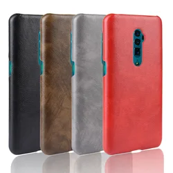 Oppo Reno 5G Case Retro PU Leather Litchi pattern Skin Protective Hard Bag Cover For Oppo Reno 5G Reno5G CPH1921 Phone Case