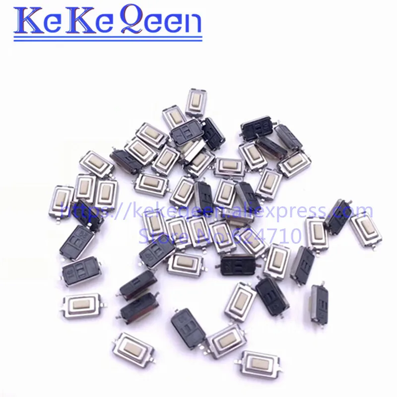 1000PCS Tact Switch 3*6*2.5 High Quality and new 3*6*2.5mm 3*6*2.5H 3x6x2.5mm SMD red and white Button switch key switch