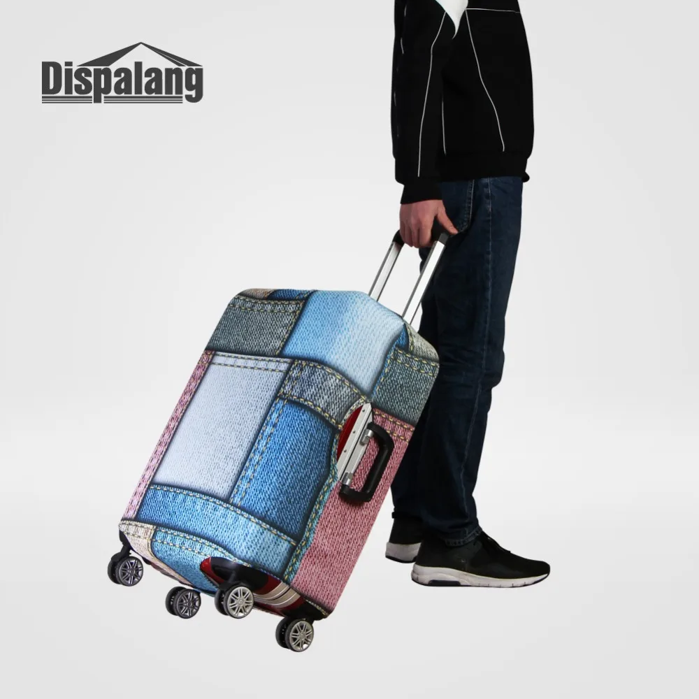 Customize Your Own Design Logo Luggage Cover Rugbyball Footballs Suitcase Protective Covers Men Portable Dustproof Case On Trunk