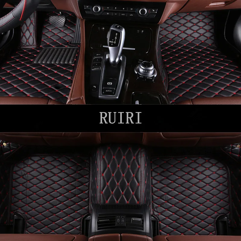 Best quality! Custom special car floor mats for Mitsubishi Triton 2019-2015 waterproof car carpets for Triton 2018,Free shipping