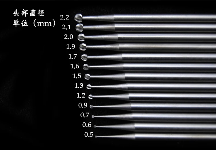 

Steel Burs series bearing cutters carbide tools 6pcs /lot shank size 2.35mm