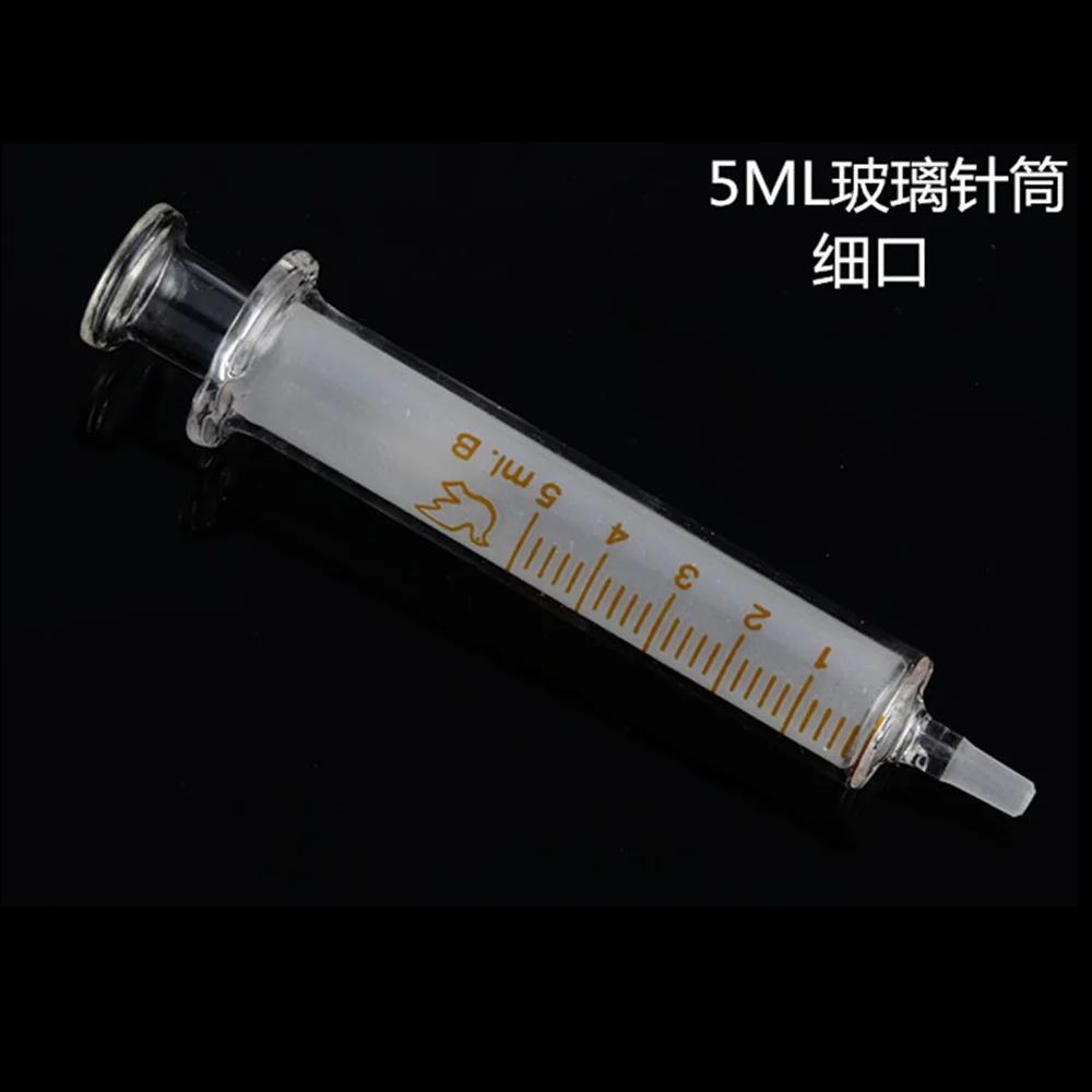 Glass Syringes Injector Medical Vintage Reusable Laboratory Microscale 1 2 5 10 20 30 50 100ml