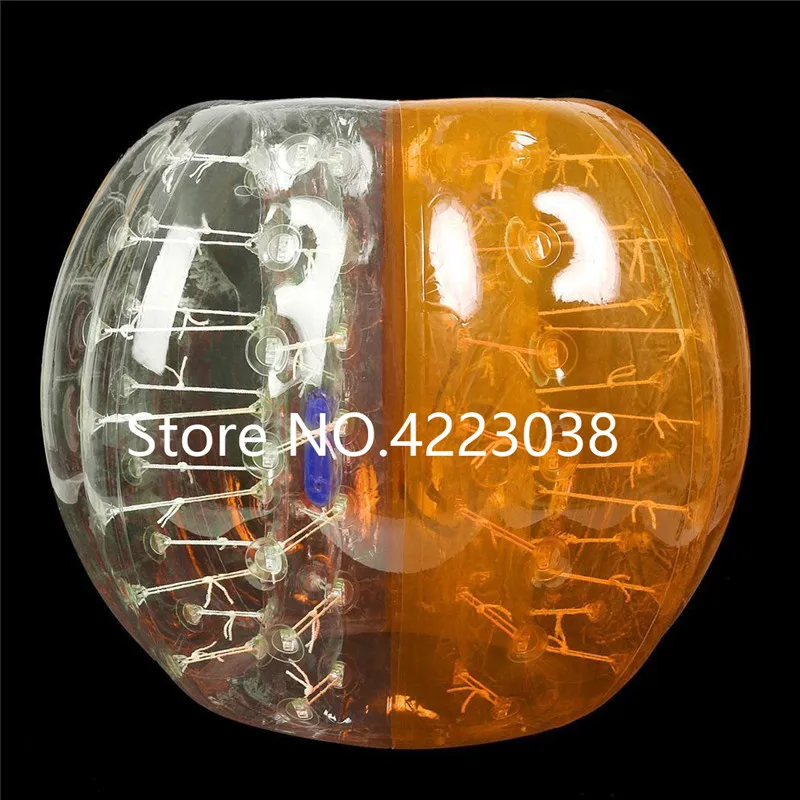 Free Shipping 0.8mm TPU 1.5m Bubble Soccer Ball Body Bumper Football Ball 5ft Inflatable Human Ball Zorb Ball