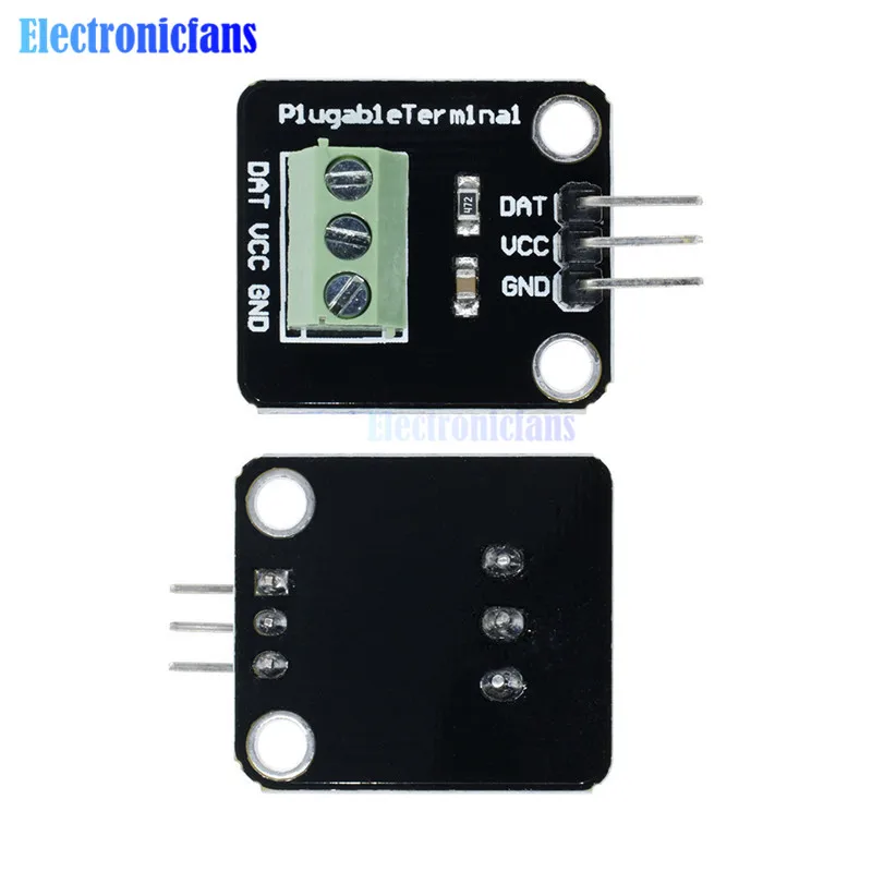 DS18B20 Temperatuur Sensor Module Kit Waterdichte 100 Cm Digitale Sensor Kabel Roestvrij Stalen Sonde Terminal Adapter Voor Arduino