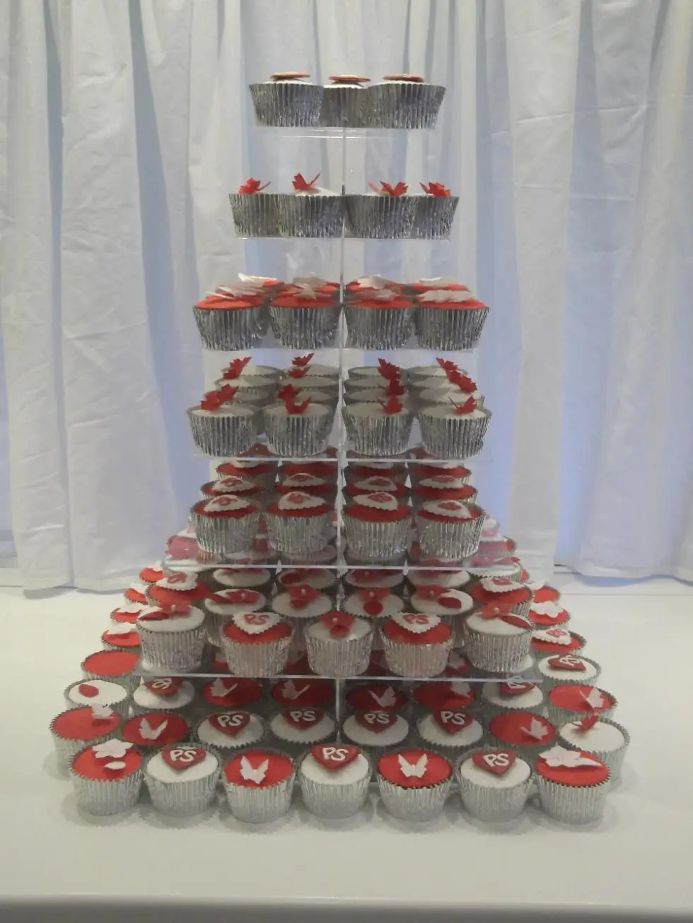 7 Tier beautiful selling acrylic cupcake stand acrylic cupcake stand acrylic cupcake stand