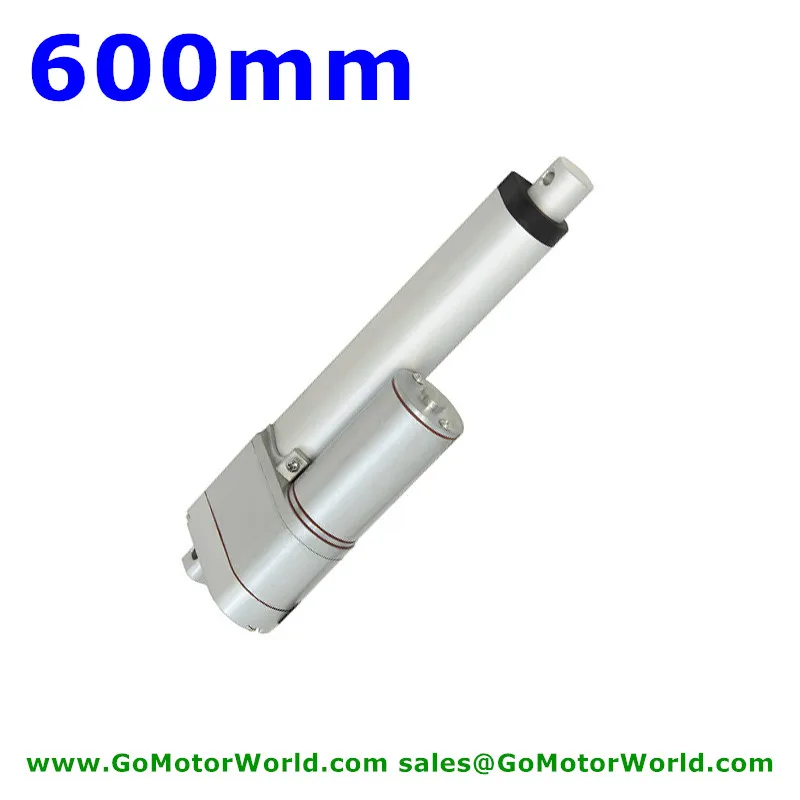 

Mini linear actuator with Potentiometer position signal feedback 24V 12V 600mm stroke 900N 90KG load 80mm/s speed LA10P