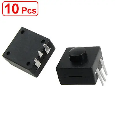 

Flashlight Electric Torch Square Latching Action Push Button Switch