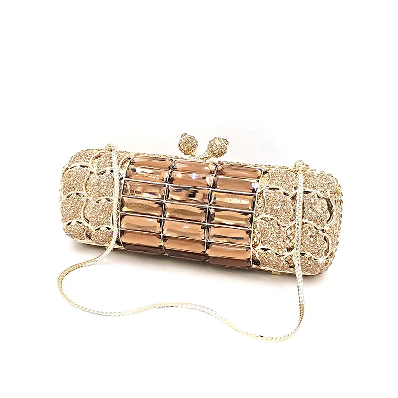 

Fashion ladies Bridal wedding party purse women evening party handbag diamonds luxury long clutches elegant crystal purse