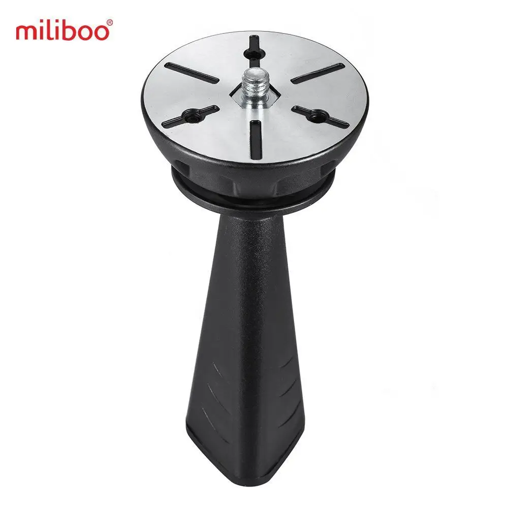 

miliboo MYT807 Bowl Adapter Aluminum alloy 75mm Half Ball Flat to Bowl Adapter for Fluid Head Tripod DSLR Rig Camera