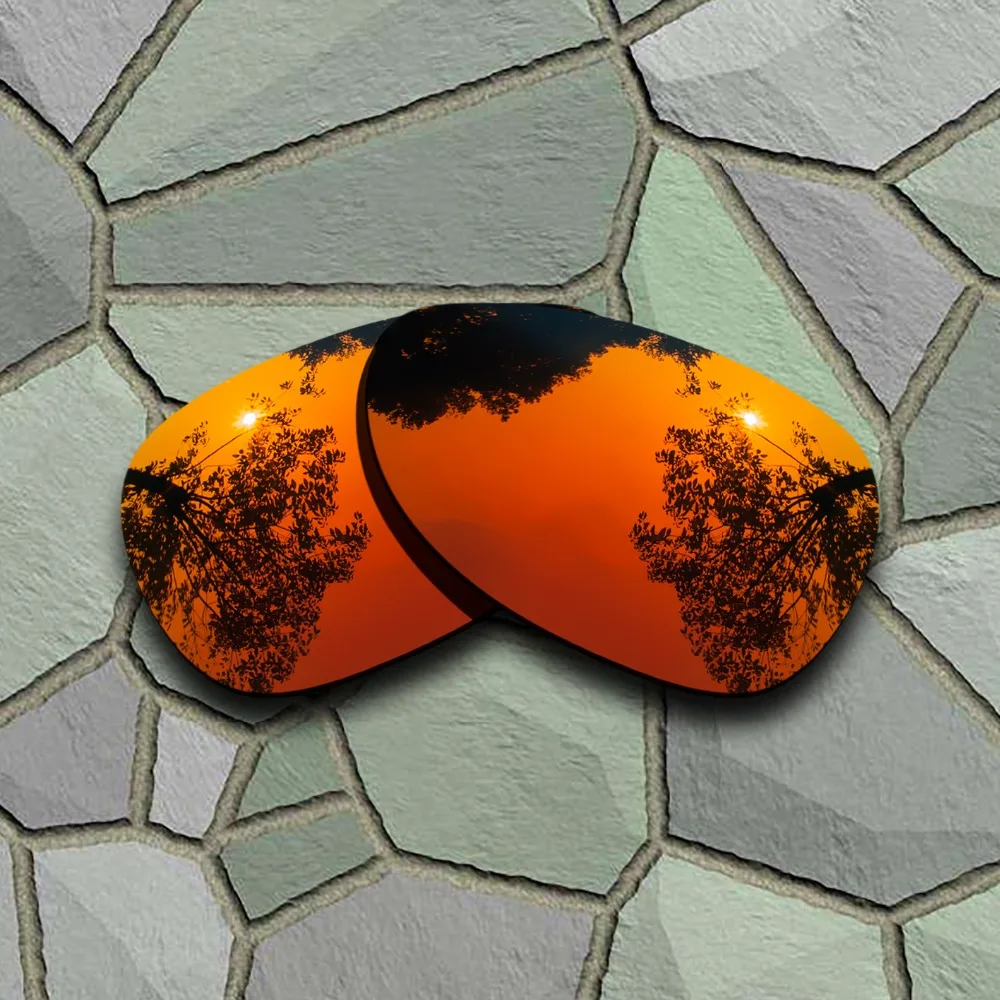 Red Orange Anti-scratch Polarized Replacement Lenses for Oakley Felon