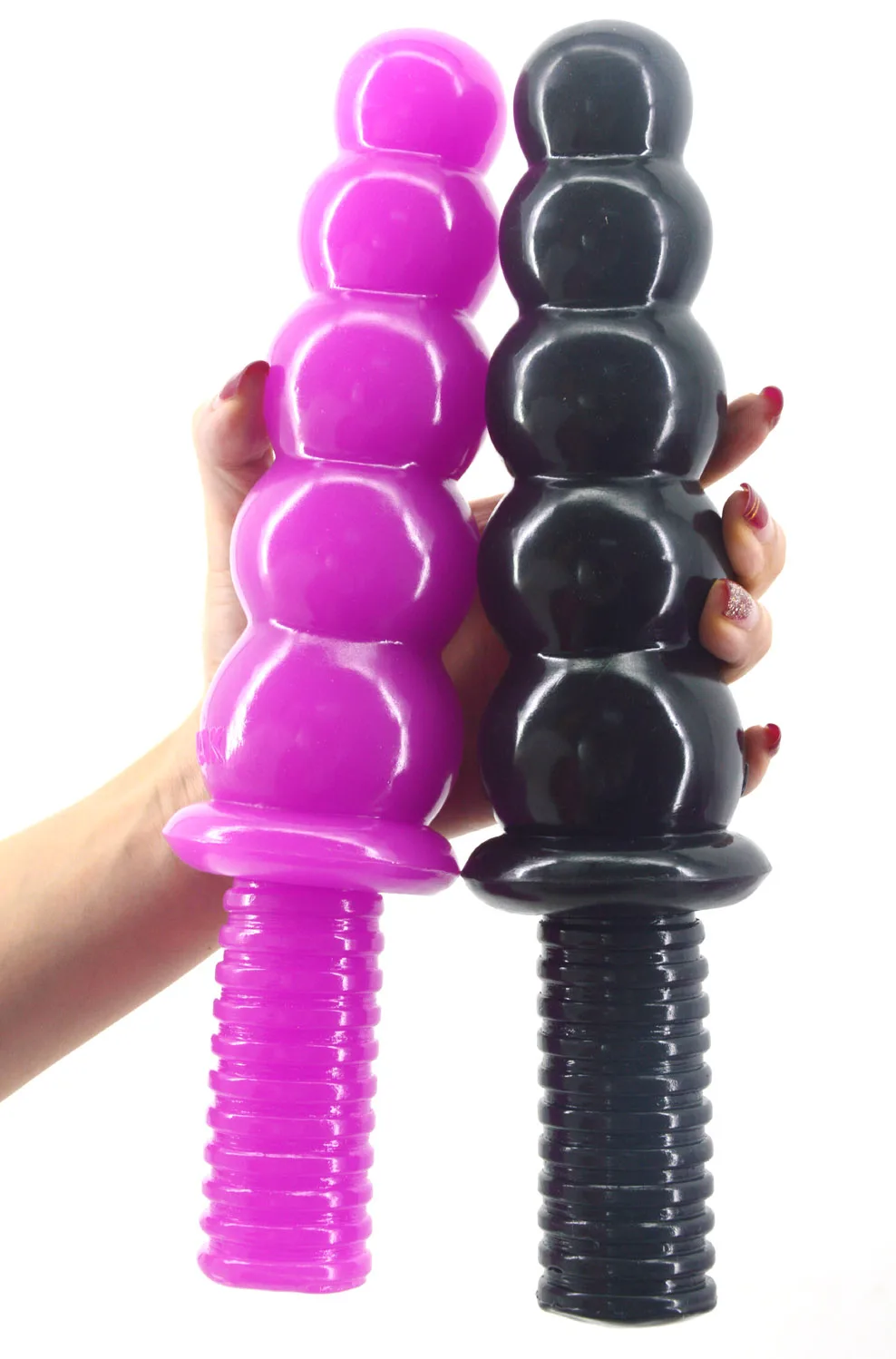 FAAK anal sex toys beads dildo big dong anal plug screw handle butt plug huge penis 2.36\