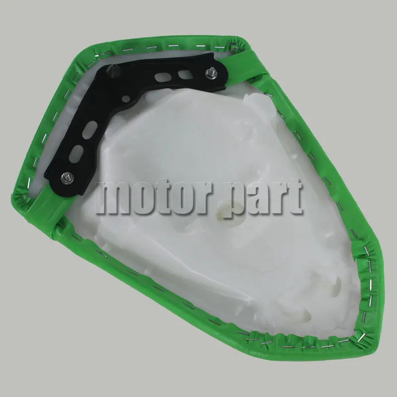 สำหรับ2013-2014 Kawasaki Ninja 300 EX300 250R Z250 EX250รถจักรยานยนต์หนังผู้โดยสารP Illonที่นั่งด้านหลังสีเขียว13 14