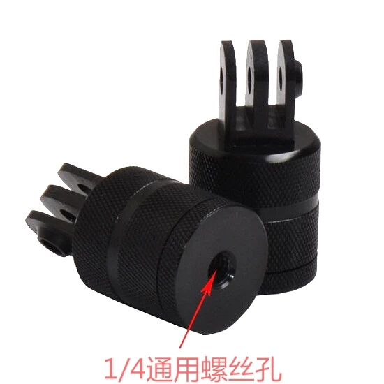 360 درجة دوارة تدوير المعادن ترايبود جبل محول موصل ل Gopro بطل 97 6 5 SJ4000 شاومي يي 4K Mijia H9 عمل كاميرا