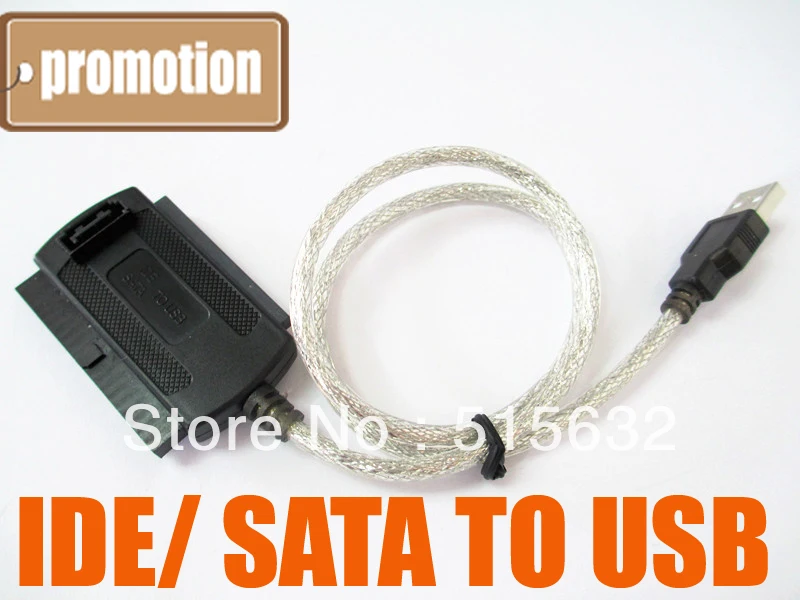NEW USB 2.0 to SATA IDE 2.5 3.5 Hard Drive Adapter Cable