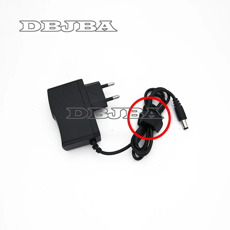 10pcs/lot New AC 100V-240V Converter Adapter DC 6V 1A 1000mA Power Supply EU Plug DC 5.5mm x 2.1mm 5.5*2.5MM