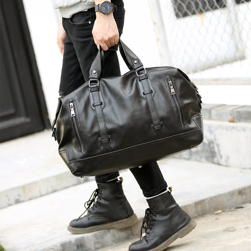 

Fashion Men's Travel Bags Brand Luggage Waterproof Suitcase Duffel Bag Large Capacity Bags Casual High-capacity Leather Handbag