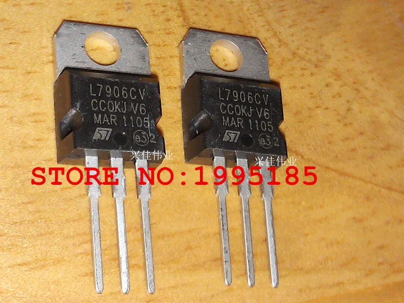 10PCS L7906CV TO220 L7906   new and original free shipping