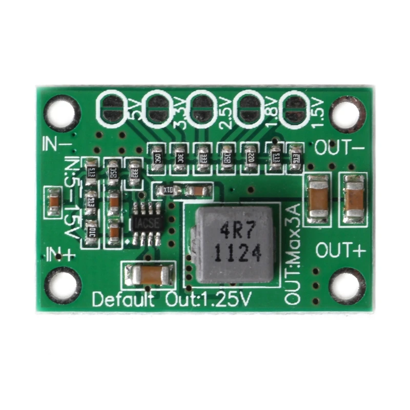 DC Buck Step Down Power Converter Board 5-16V To 1.25V 1.5V 1.8V 2.5V 3.3V 5V 3A