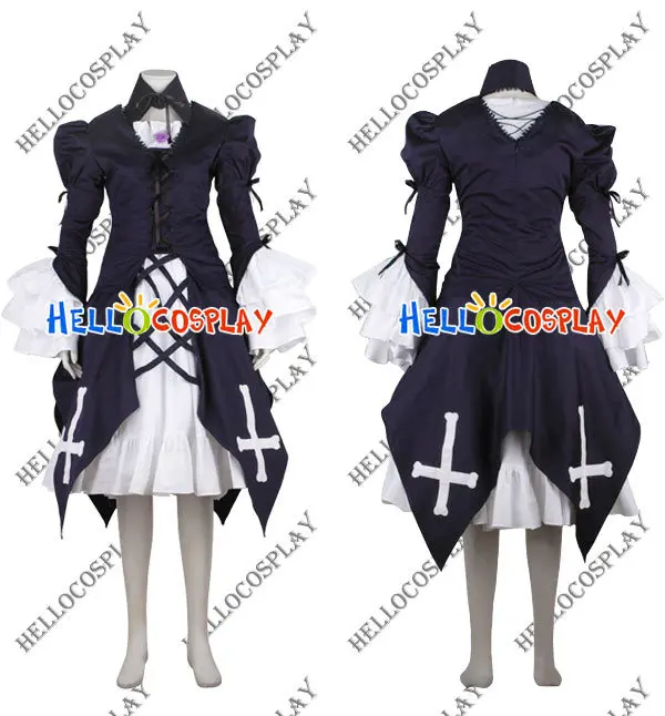 Rozen Maiden Suigintou Cosplay Costume H008