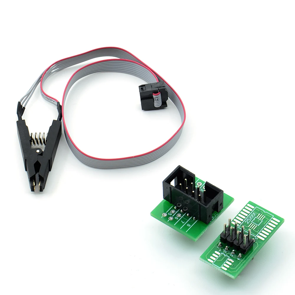 SOIC8 SOP8 Flash Chip IC Test Clips Socket Adpter BIOS/24/25/93 Programmer on USB Programmer TL866CS TL866A