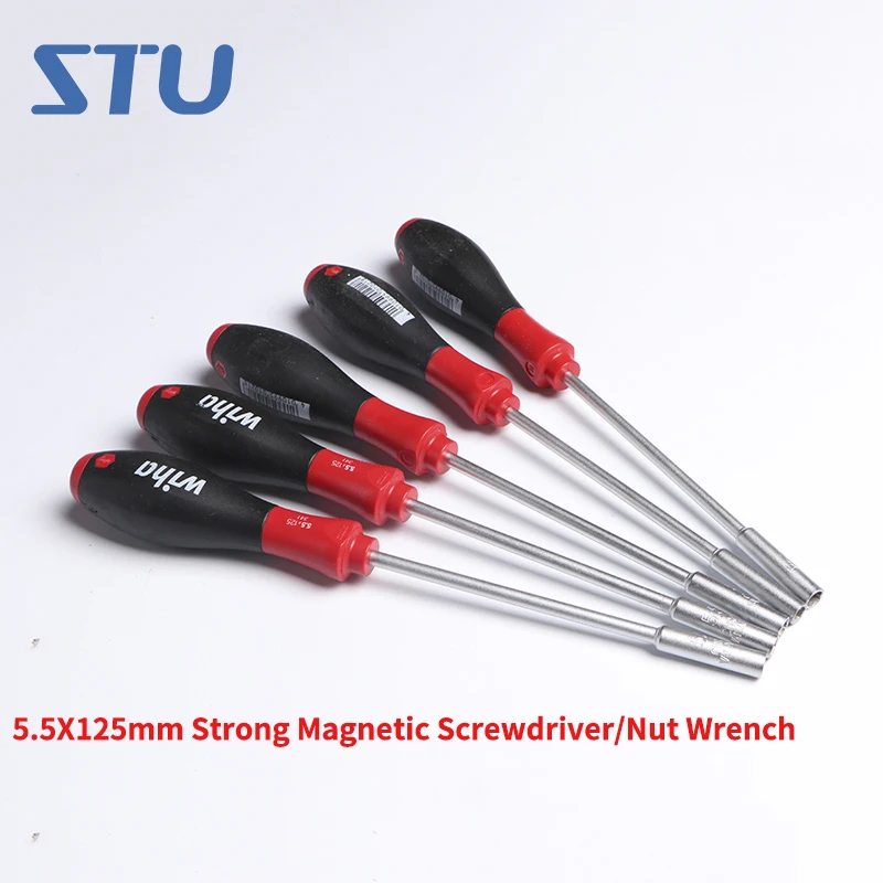 1PC 5.5X125mm  Copier Repair Tool Strong Magnetic Screwdriver/Nut Wrench for Xerox for Ricoh for Konica Minolta