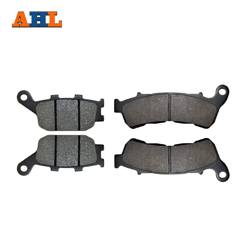 AHL Motorcycle Front & Rear Brake Pads For Honda 700 Integra Scooter NC700 SC/ XAC/ XC 2011-2013 XL700VA Transalp ABS 08-16