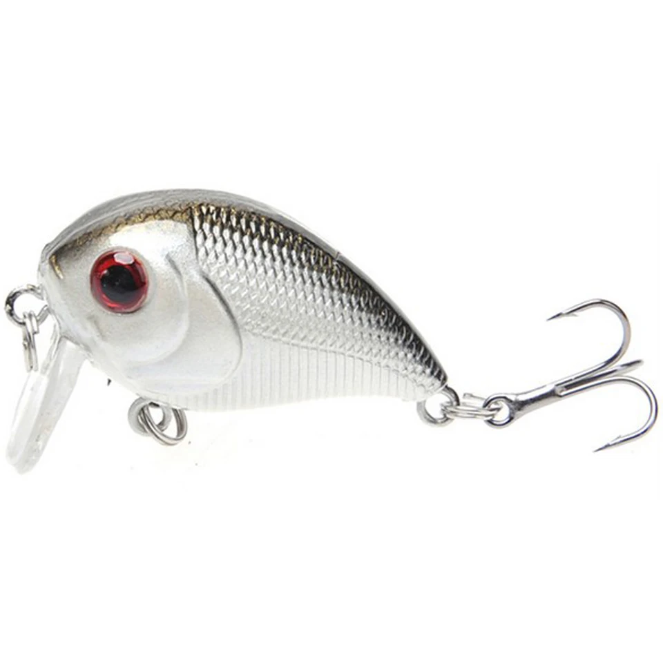 Señuelo de Pesca flotante VIB realista, anzuelos de Pesca de 4CM y 8G, aparejos Wobbler, Crankbait, cebo duro Artificial de Japón