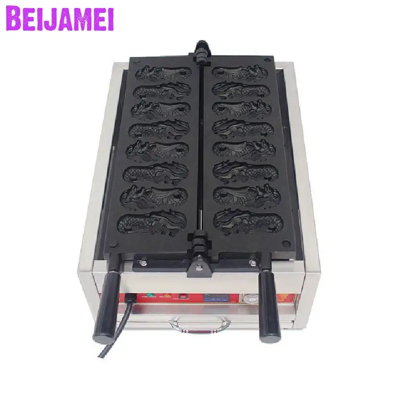 

BEIJAMEI Hot sale animal shaped waffle maker/commercial cartoon waffle machine/electric lion waffle making machine