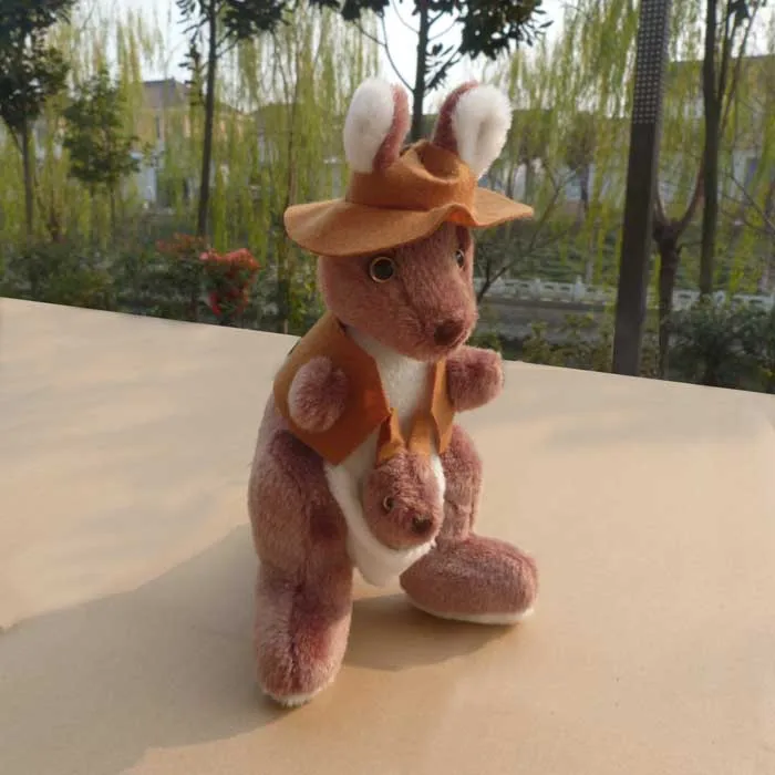 Christmas gift birthday gift plush toy mother and child kangaroo plush doll cartoon stuffied graduation gift free shipping