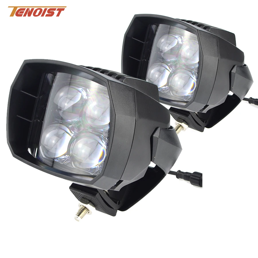 5 Inch 40W 4D Lens Headlight With Heatoff Window For Motorcycle Offroad 4*4 ATV 12V 24V