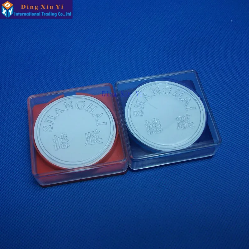 50pcs/lot 0.45/0.22um/0.8um 47mm Microporous MCE Water Microfiltration Membrane Filter Acetate cellulose