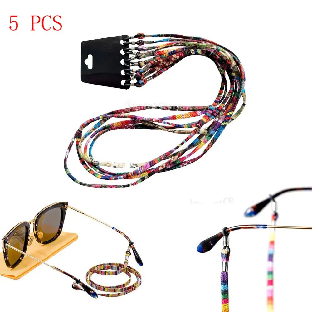 

5pcs 10 pcs Boho Sunglasses Cord Strap Chain Reading Glasses String Eyeglass Lanyard Holder for Women Men zonnebril koord