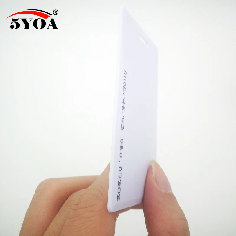 10pcs 1.8mm EM4100 Tk4100 125khz Access Control Card  Read Only RFID Tag Tags Sticker Key Fob Token Ring Proximity Chip