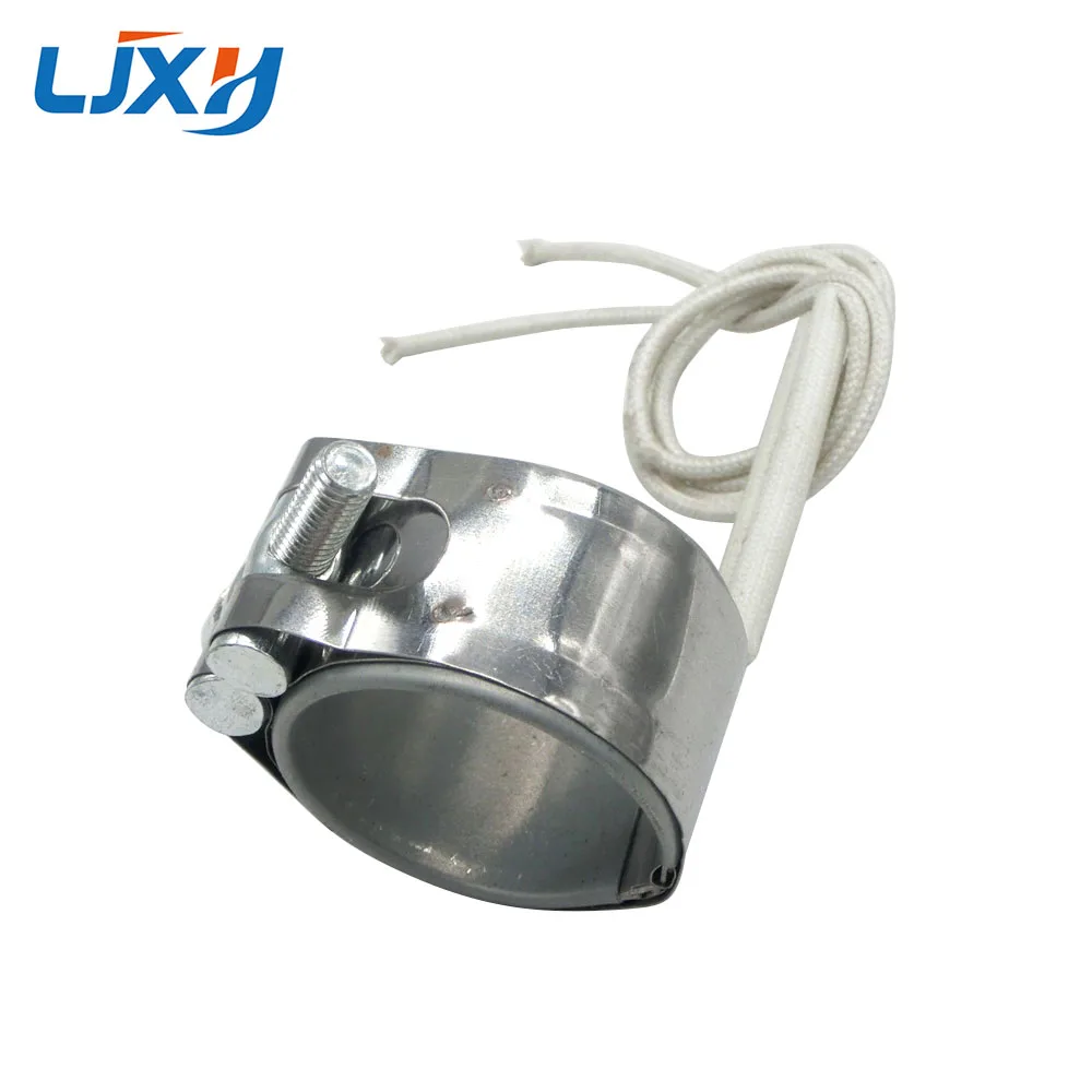 LJXH 2PCS Band Heater 35mm Inner Diameter AC220V 25mm/30mm/35mm/40mm Height Wattage 80W/100W/120W/130W Stainless Steel Heating