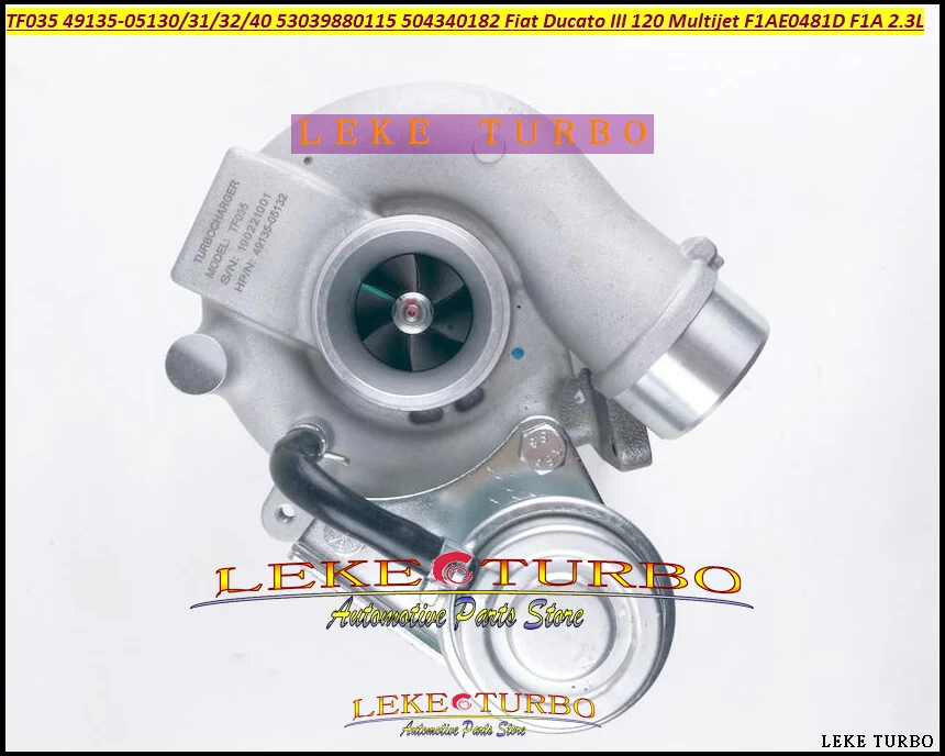 Turbo TF035 49135-05132 49135-05131 49135-05130 49135-05140 53039880115 71792013 For FIAT Ducato III Multijet F1A F1AE0481D 2.3L