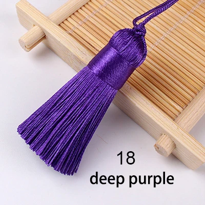 5 Stück/Set 5cm Quasten Hängende Seidenquasten Fransen zum Nähen Zierquasten Schlüsselanhänger DIY Dekorative Vorhang-Accessoires – Detail 23